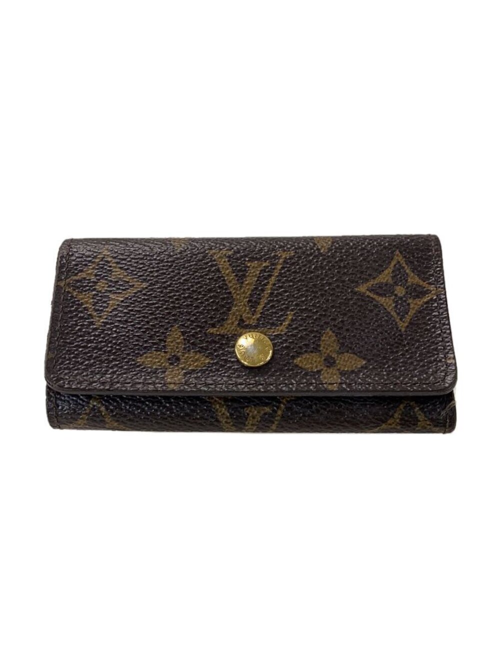LOUIS VUITTON Multicles Monogram Canvas Brown Leather